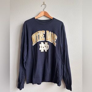 Navy Notre Dame -Long sleeve